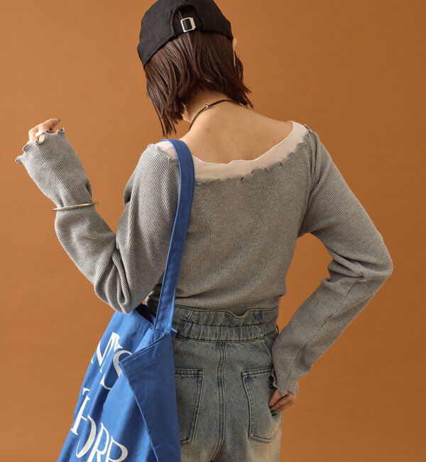  「シアーレイヤードロンT」|Tシャツ・カットソー|