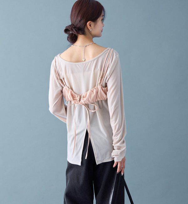  「ギャザービスチェ SETトップス」|Tシャツ・カットソー|