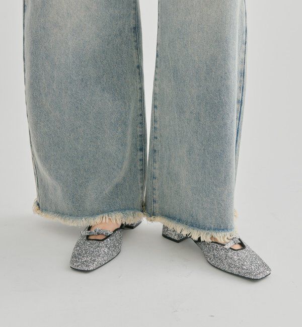  「スクエアトゥリボンパンプス」|パンプス|