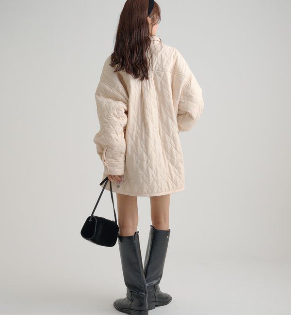  「襟付きキルティングジャケット」|その他|