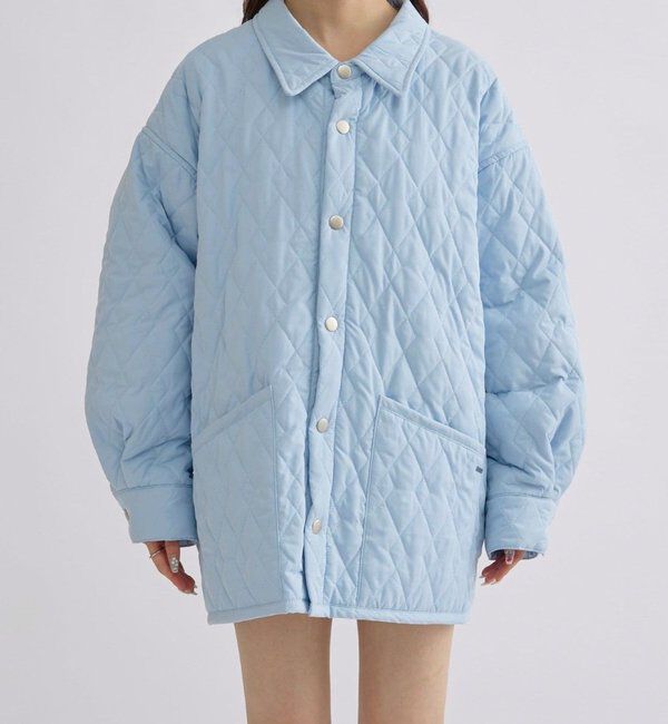  「襟付きキルティングジャケット」|その他|