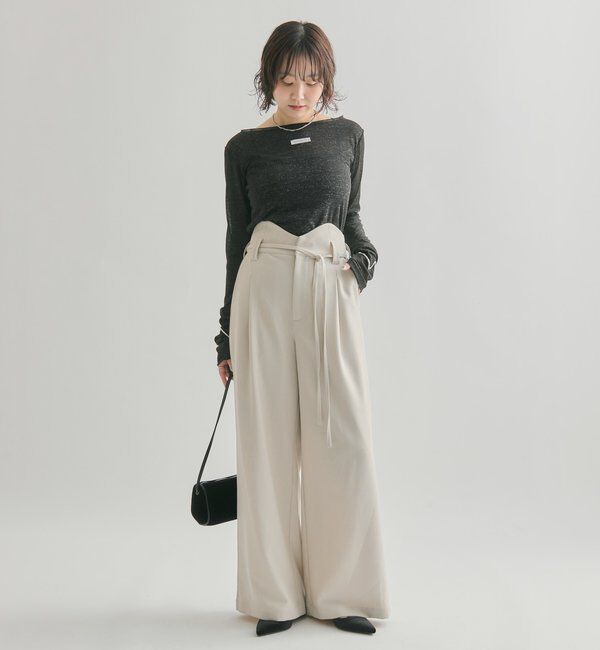  「ラメシアープルオーバー」|Tシャツ・カットソー|