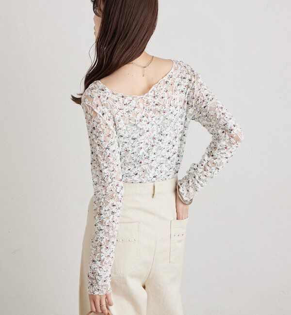  「ドットレースプルオーバー」|Tシャツ・カットソー|