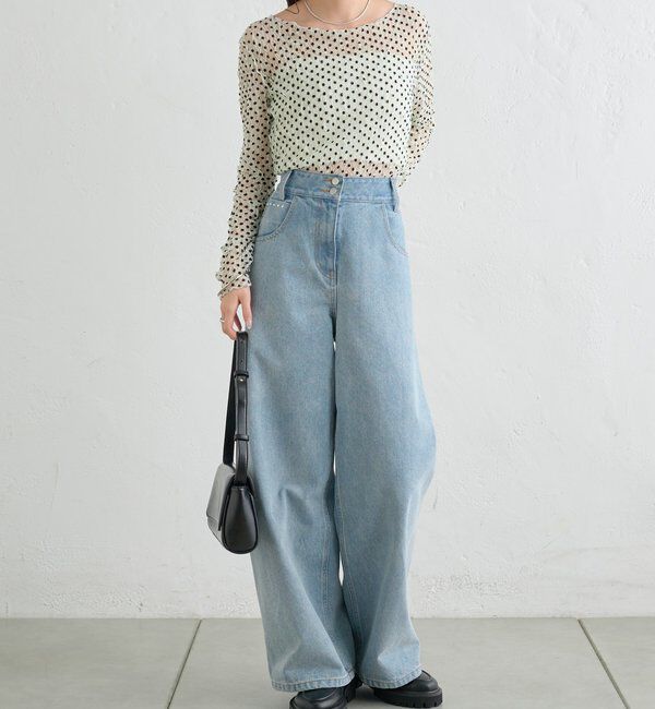  「ドットレースプルオーバー」|Tシャツ・カットソー|