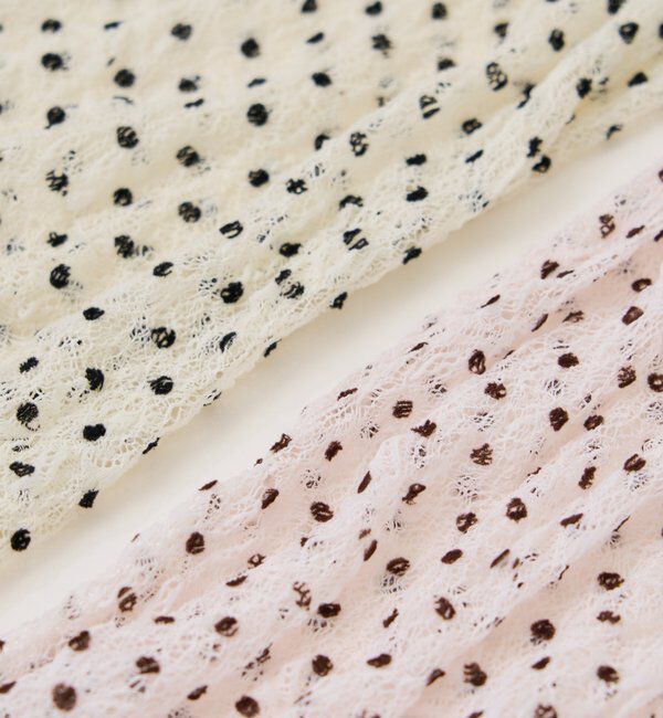  「ドットレースプルオーバー」|Tシャツ・カットソー|