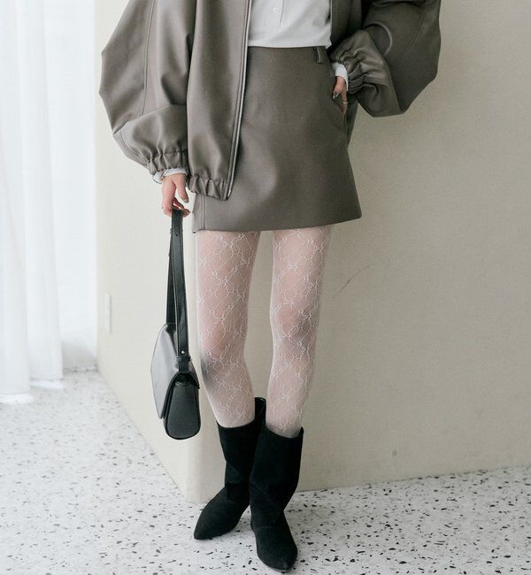  「フェイクレザーミニスカート」|スカート|