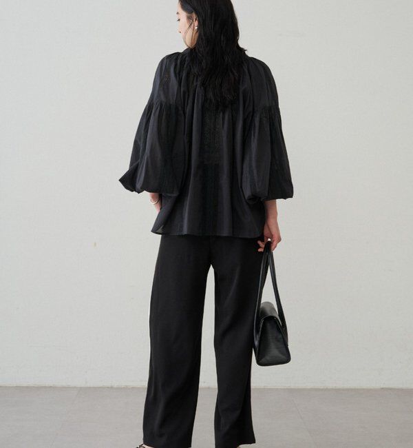  「【INDIA】スキッパーレースブラウス」|シャツ・ブラウス|