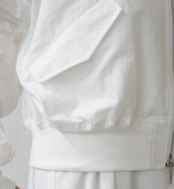  「【PUFRILL/パフリル】袖ギャザーブルゾン」|ベスト・ジレ|