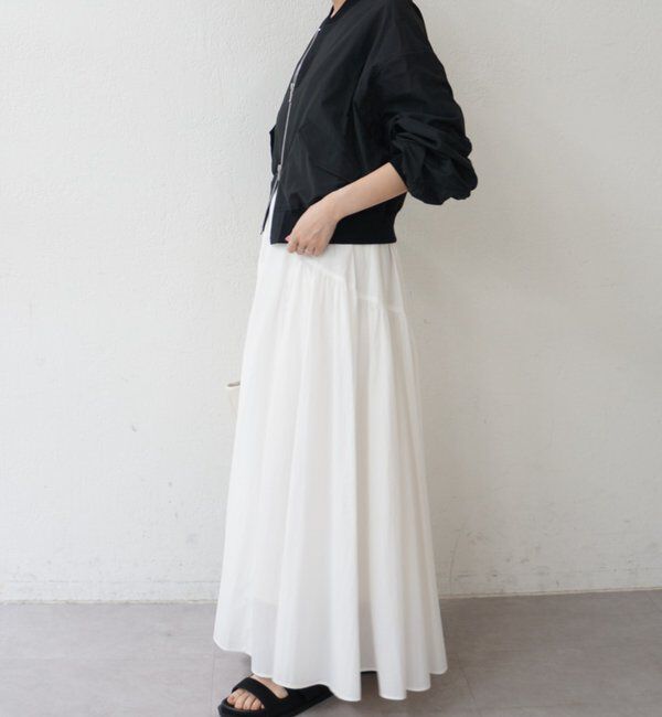  「【PUFRILL/パフリル】袖ギャザーブルゾン」|ベスト・ジレ|