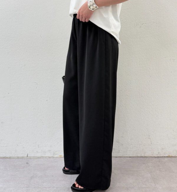  「イージーワイドタックパンツ」|チノ|