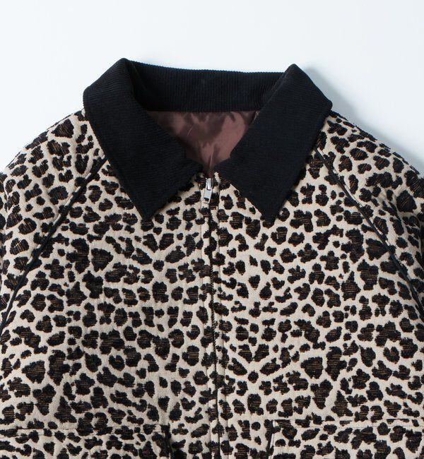  「レオパードジャガードブルゾン」|ブルゾン・スタジャン|