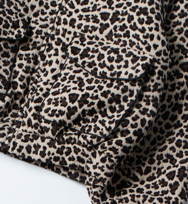  「レオパードジャガードブルゾン」|ブルゾン・スタジャン|