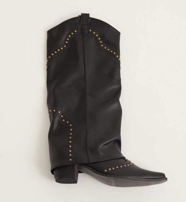  「スタッズロングブーツ」|ロングブーツ|