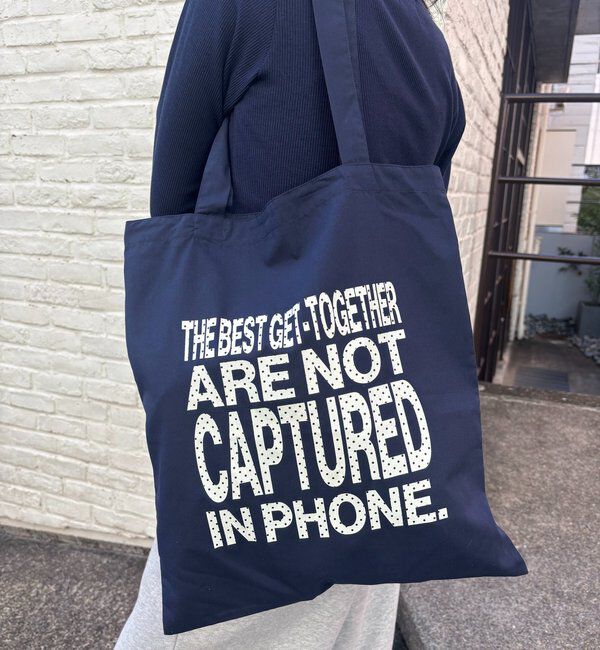  「【WEB限定】メッセージロゴトートバッグ」|トートバッグ|