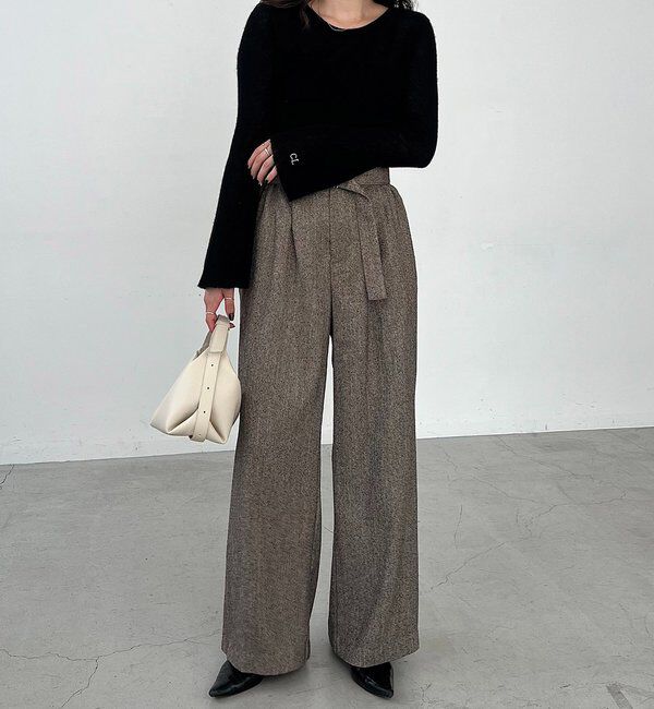  「〈C.L〉カシミアウールフレアスリーブニット」|ニット・セーター|