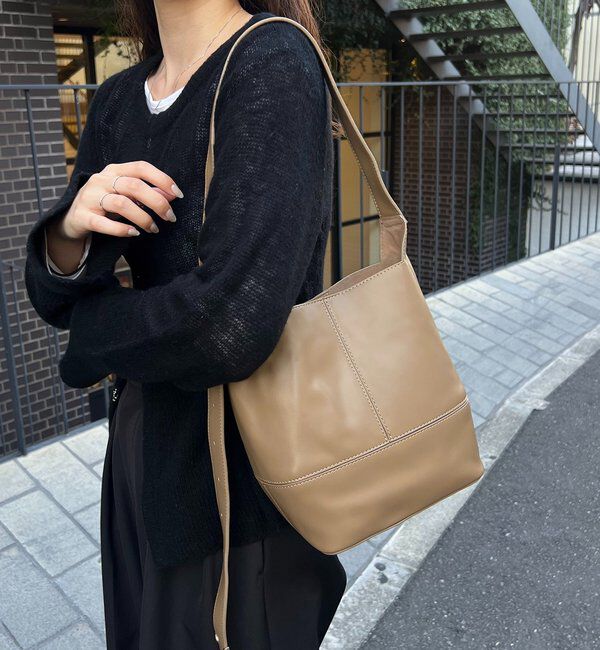  「バケットミドルショルダーバッグ」|トートバッグ|