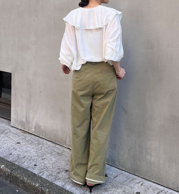  「フリルカラーブラウス」|シャツ・ブラウス|