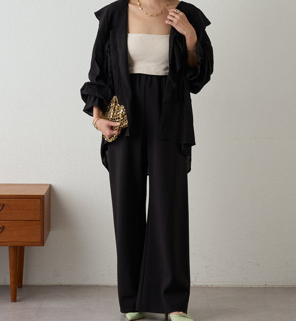  「フリルカラーブラウス」|シャツ・ブラウス|