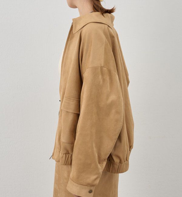  「フェイクスウェードブルゾン」|ブルゾン・スタジャン|