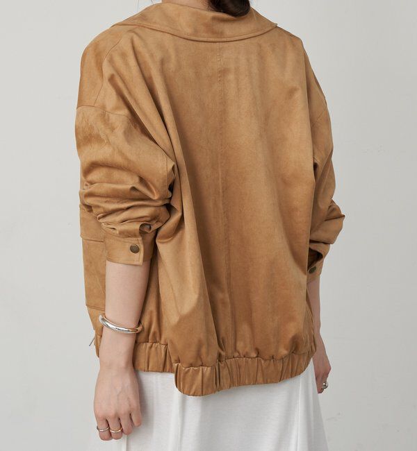  「フェイクスウェードブルゾン」|ブルゾン・スタジャン|