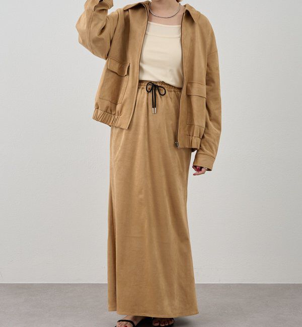  「フェイクスウェードスカート」|スカート|