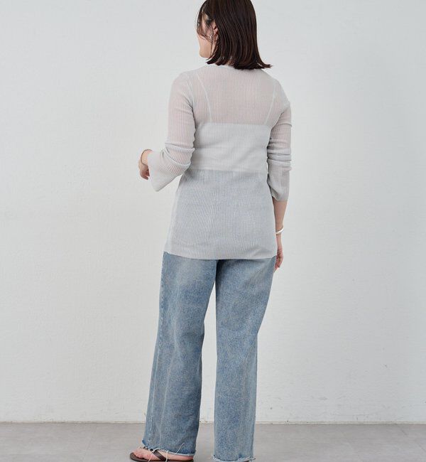  「【インフルエンサー＠komorin_コラボ】チョーカーリブカーディガン」|カーディガン|