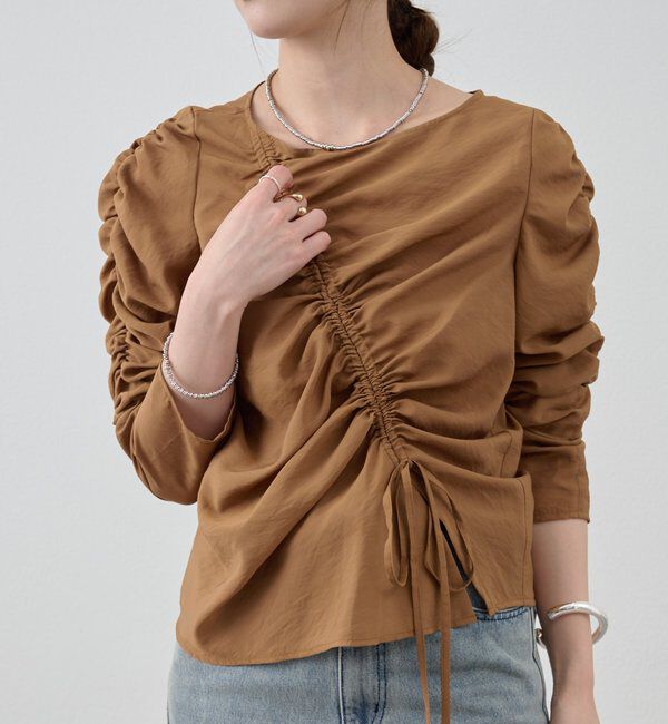  「ギャザーブラウス」|シャツ・ブラウス|