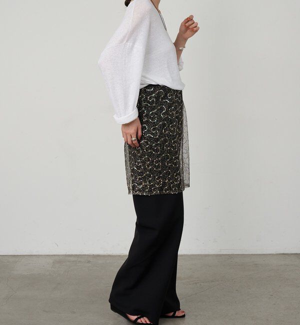  「スパンコールラップスカート」|スカート|