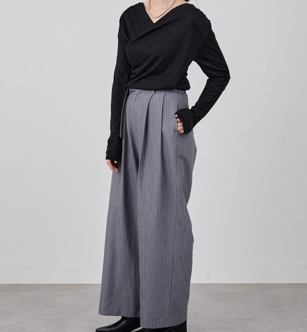  「カシュクールカットソー」|Tシャツ・カットソー|