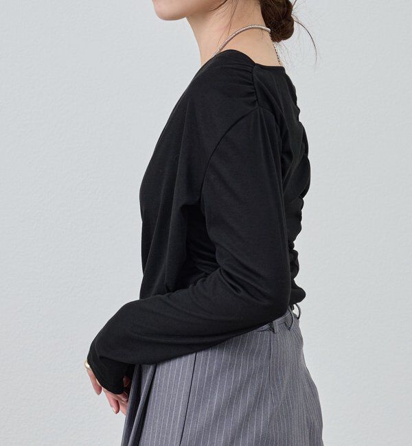  「カシュクールカットソー」|Tシャツ・カットソー|