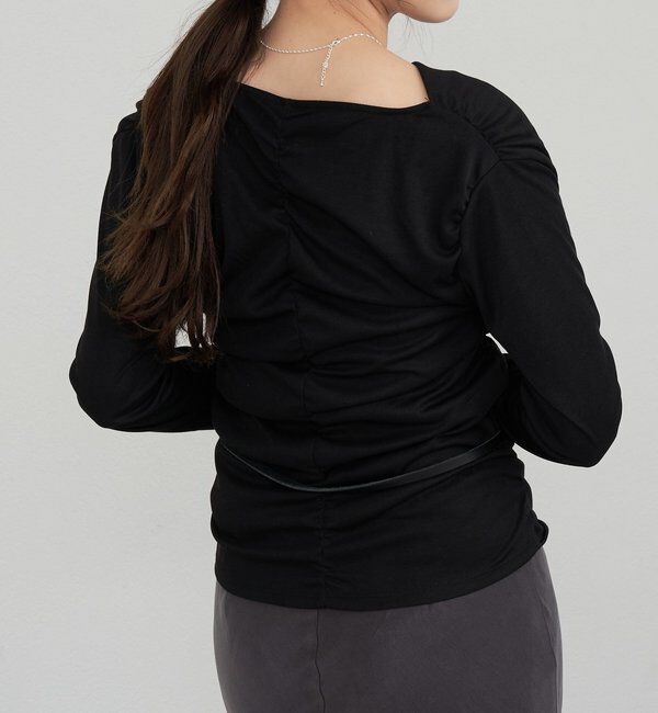  「カシュクールカットソー」|Tシャツ・カットソー|