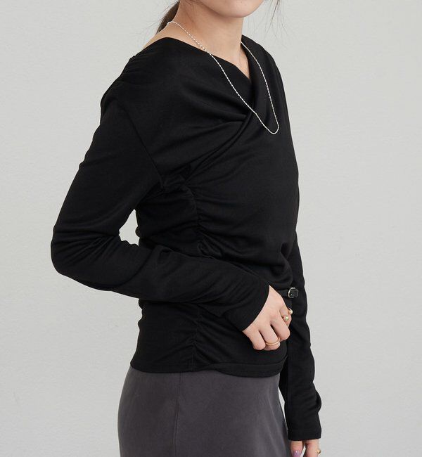  「カシュクールカットソー」|Tシャツ・カットソー|