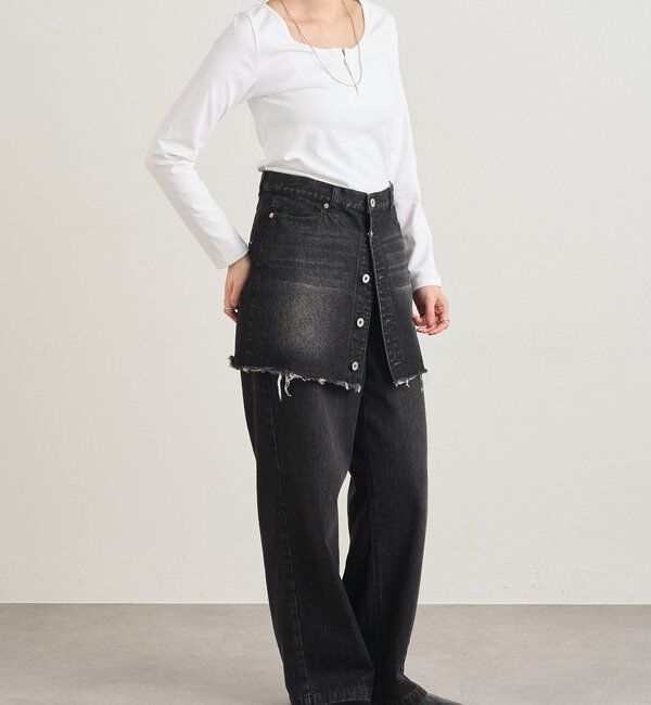  「フロントホックロンtee」|Tシャツ・カットソー|