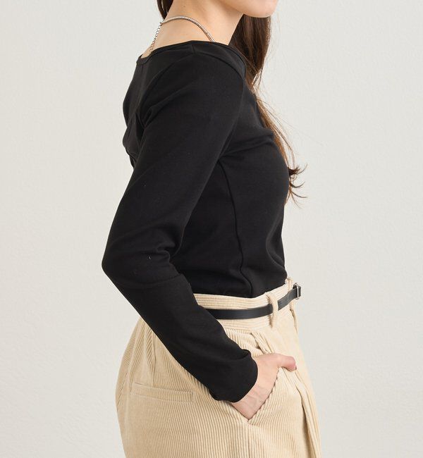  「フロントホックロンtee」|Tシャツ・カットソー|