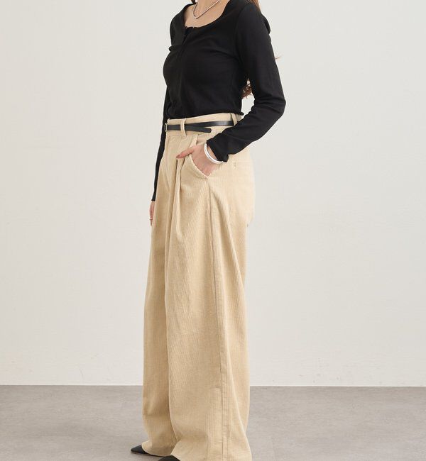  「フロントホックロンtee」|Tシャツ・カットソー|