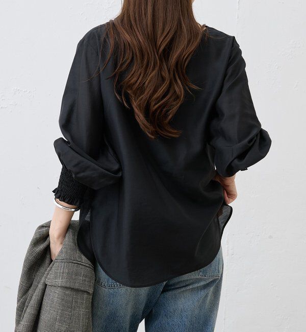 「2WAYミニマルタイブラウス」|シャツ・ブラウス|