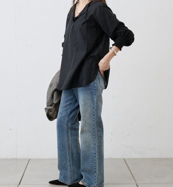  「2WAYミニマルタイブラウス」|シャツ・ブラウス|