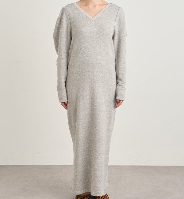  「パフスリーブスウェットワンピース」|ワンピース|