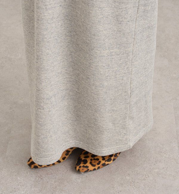  「パフスリーブスウェットワンピース」|ワンピース|