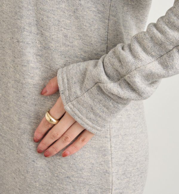  「パフスリーブスウェットワンピース」|ワンピース|