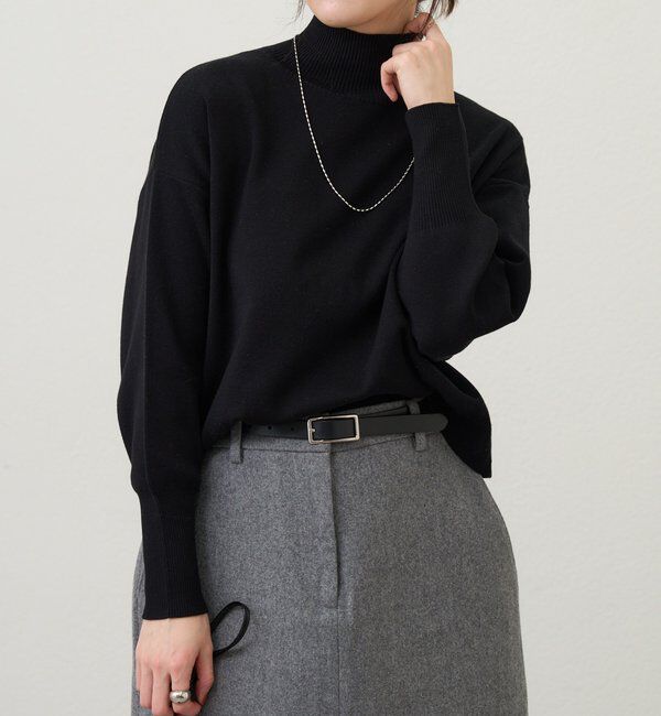  「総針ハイネックニット」|パーカー|