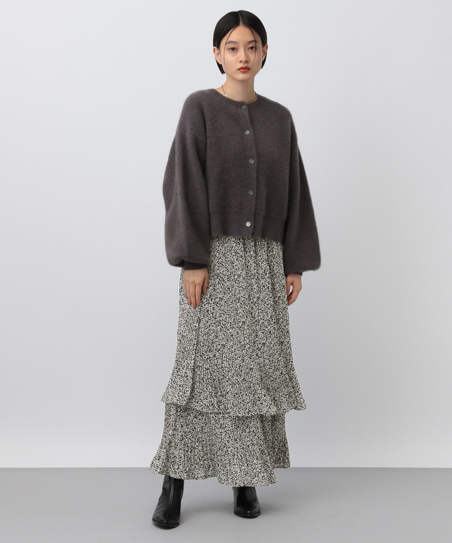 A part by 「ホソプリーツティアードスカート」|スカート|