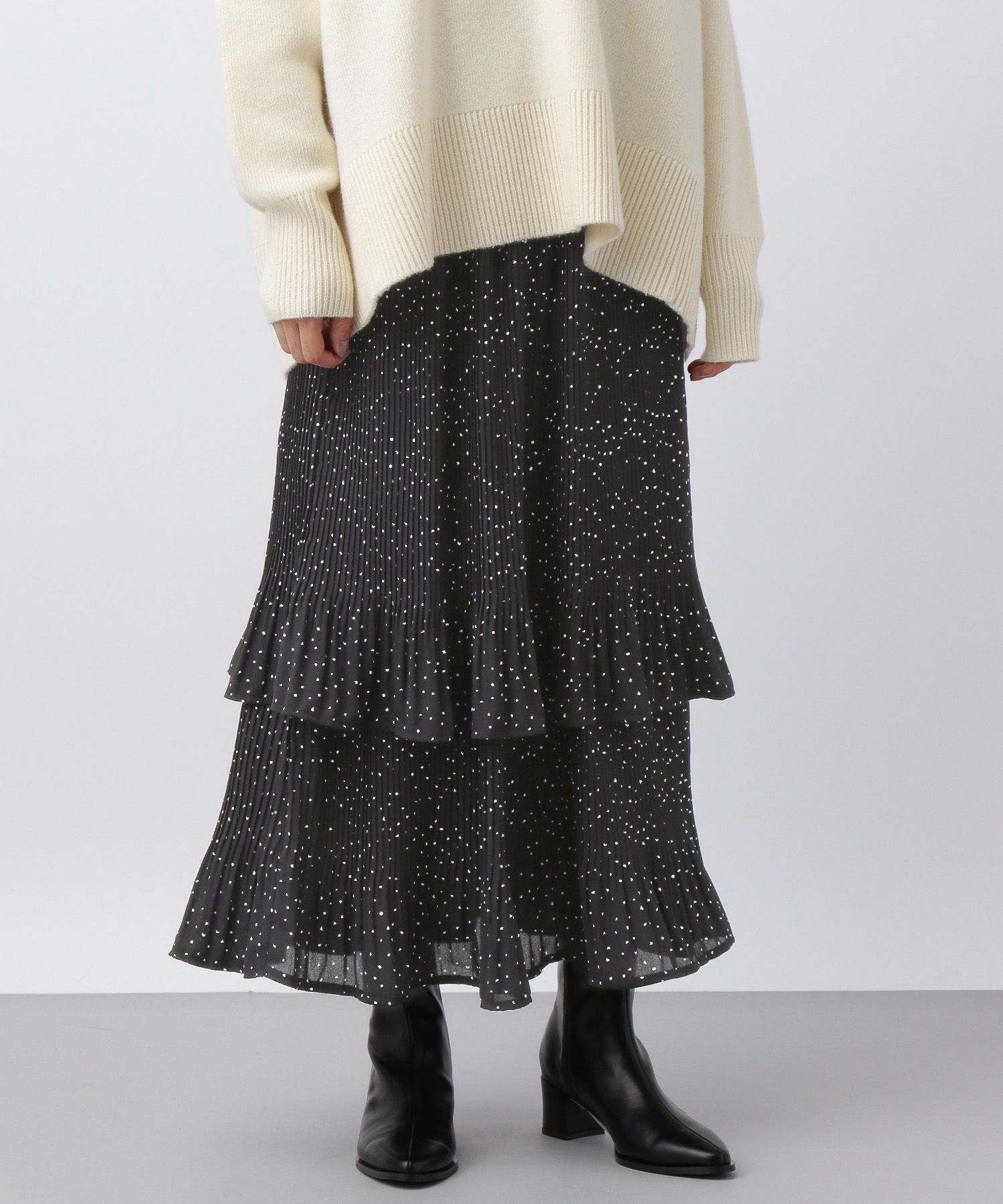 A part by 「ホソプリーツティアードスカート」|スカート|