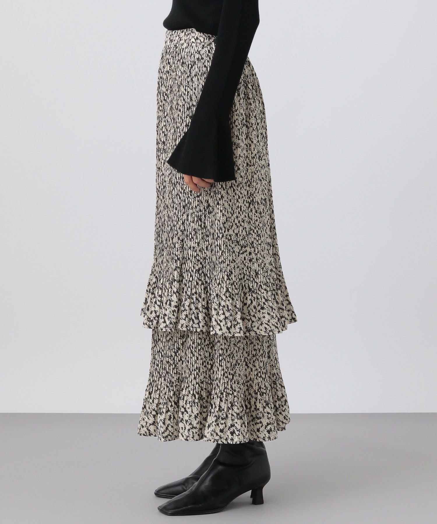 A part by 「ホソプリーツティアードスカート」|スカート|