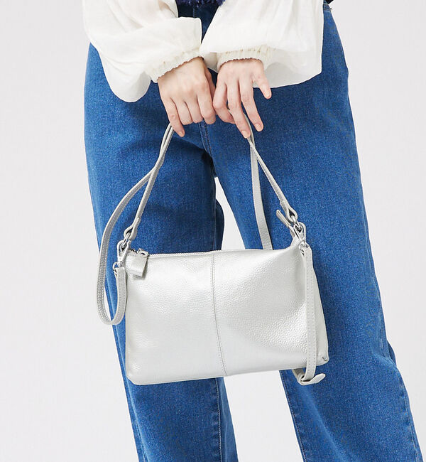 collex「【WEB限定】2WAYショルダーバッグ」|ショルダー・メッセンジャー|シルバー