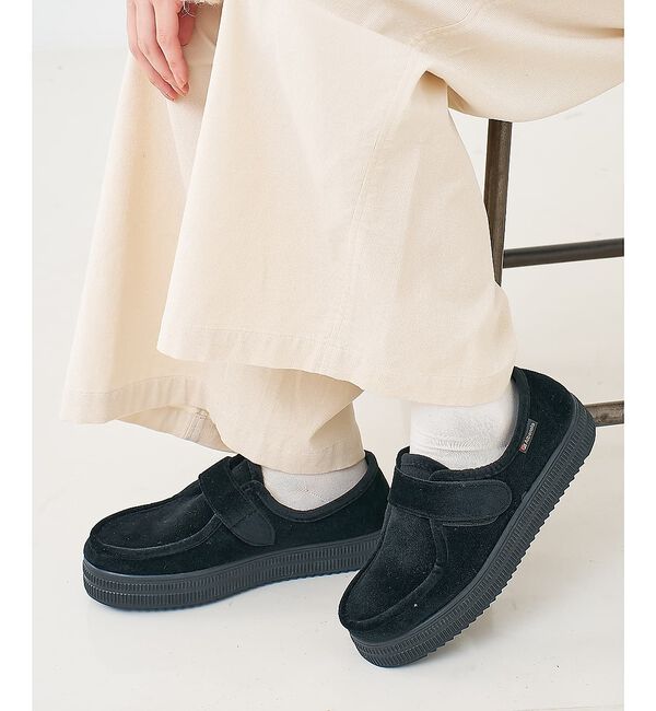 collex「【WEB限定】【ALBEROLA】ベロアチロリアンシューズ」|その他|ブラック