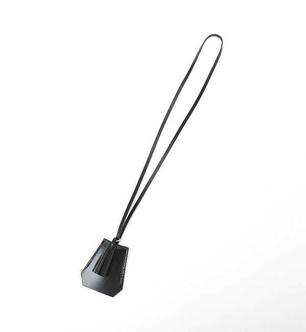 ABAHOUSE「【別注 MASTER&Co】タッセル付 レザー クロシェット」|その他|ブラック