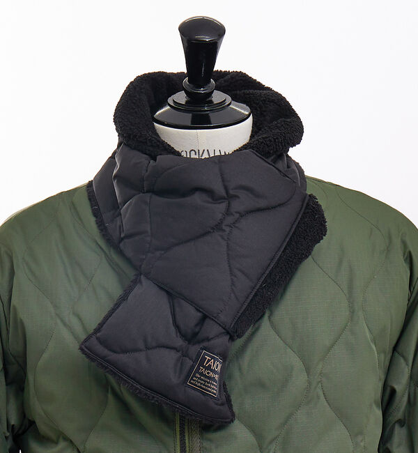 ABAHOUSE「【TAION /タイオン】MILITARY REVERSIBLE　SCARF/ミ」|マフラー|
