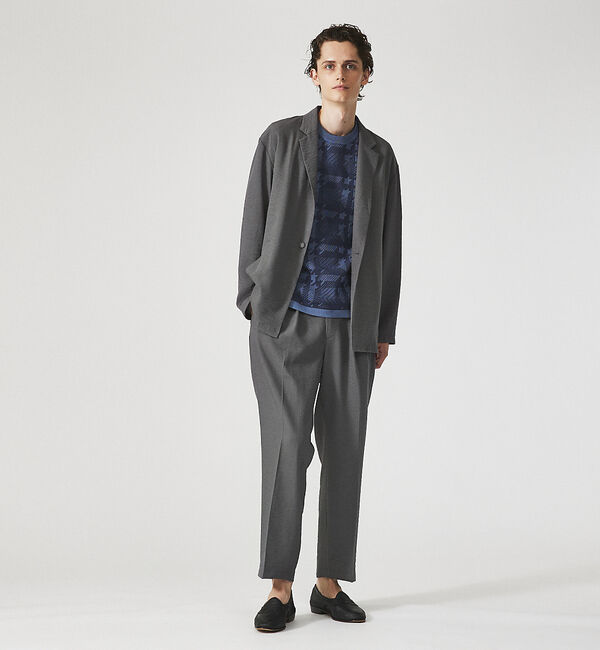 ABAHOUSE「【セットアップ対応】クレープ ストレッチ イージースラックス / ワイドパンツ」|その他|