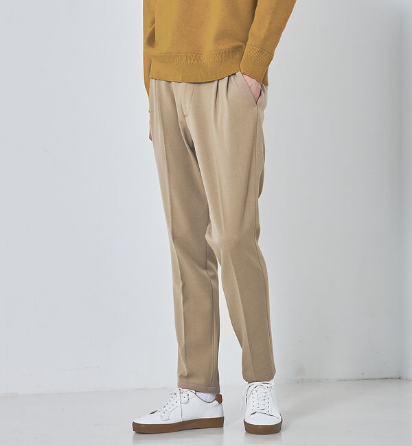 ABAHOUSE「【プレスウォーム】デジタル テーパードパンツ / スラックス」|その他|アイボリー